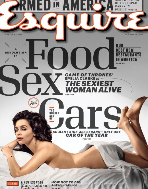 Жаркая фотоссесия Эмилии Кларк для журнала Esquire